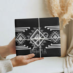 Aotearoa Atua Rehua Wrapping Paper Maori God Of Healing Taniko Motifs