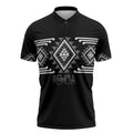 Aotearoa Atua Rehua Personalised Zipper Polo Shirt Maori God Of Healing Taniko Motifs