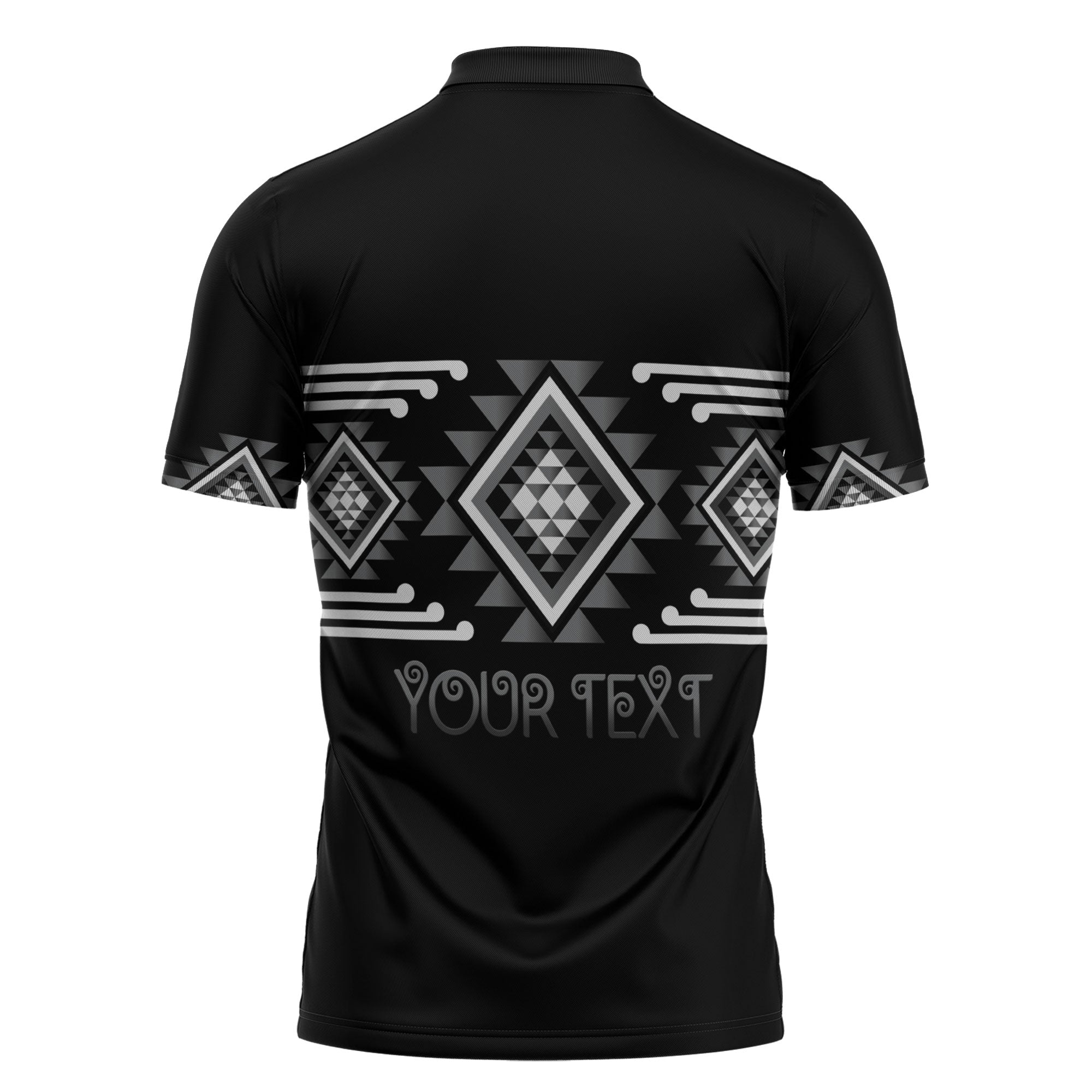 Aotearoa Atua Rehua Personalised Zipper Polo Shirt Maori God Of Healing Taniko Motifs