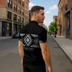 Aotearoa Atua Rehua Personalised Zipper Polo Shirt Maori God Of Healing Taniko Motifs