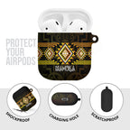 Aotearoa Atua Mahuika AirPods Case Maori Goddess Of Fire Taniko Motifs