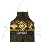 Aotearoa Atua Mahuika Apron Maori Goddess Of Fire Taniko Motifs