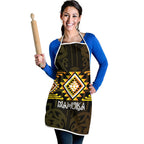 Aotearoa Atua Mahuika Apron Maori Goddess Of Fire Taniko Motifs