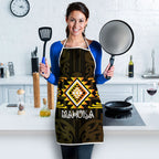 Aotearoa Atua Mahuika Apron Maori Goddess Of Fire Taniko Motifs