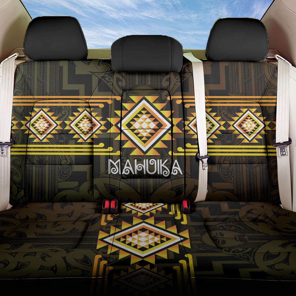 Aotearoa Atua Mahuika Back Car Seat Cover Maori Goddess Of Fire Taniko Motifs