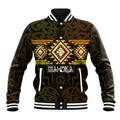 Aotearoa Atua Mahuika Personalised Baseball Jacket Maori Goddess Of Fire Taniko Motifs