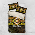 Aotearoa Atua Mahuika Bedding Set Maori Goddess Of Fire Taniko Motifs
