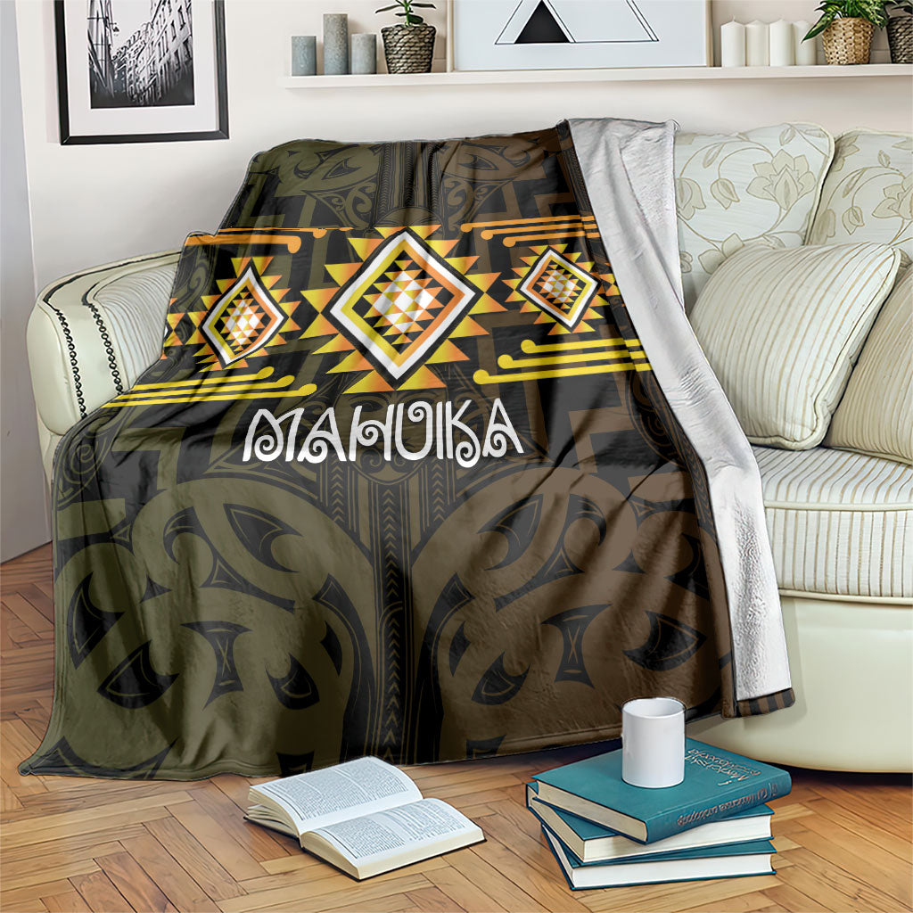 Aotearoa Atua Mahuika Blanket Maori Goddess Of Fire Taniko Motifs