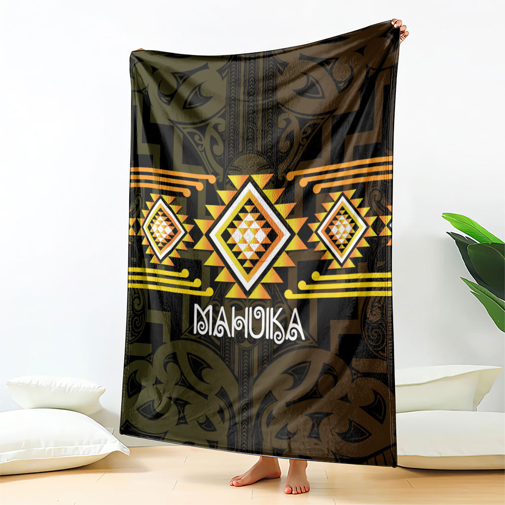 Aotearoa Atua Mahuika Blanket Maori Goddess Of Fire Taniko Motifs