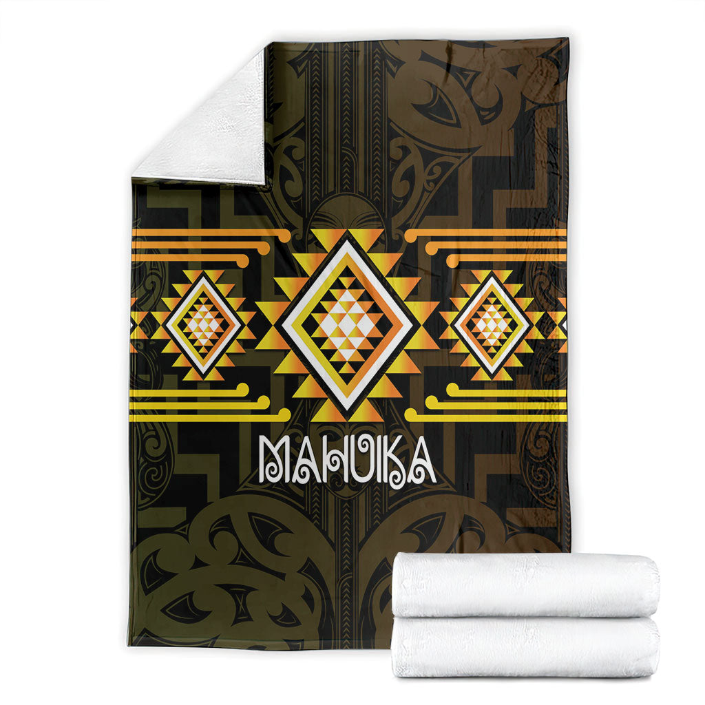 Aotearoa Atua Mahuika Blanket Maori Goddess Of Fire Taniko Motifs