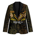 Aotearoa Atua Mahuika Personalised Blazer Maori Goddess Of Fire Taniko Motifs
