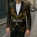 Aotearoa Atua Mahuika Personalised Blazer Maori Goddess Of Fire Taniko Motifs