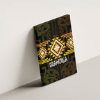 Aotearoa Atua Mahuika Canvas Wall Art Maori Goddess Of Fire Taniko Motifs