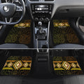 Aotearoa Atua Mahuika Personalised Car Mats Maori Goddess Of Fire Taniko Motifs