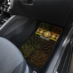 Aotearoa Atua Mahuika Personalised Car Mats Maori Goddess Of Fire Taniko Motifs