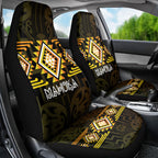 Aotearoa Atua Mahuika Car Seat Cover Maori Goddess Of Fire Taniko Motifs