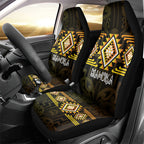 Aotearoa Atua Mahuika Car Seat Cover Maori Goddess Of Fire Taniko Motifs