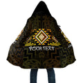 Aotearoa Atua Mahuika Personalised Cloak Maori Goddess Of Fire Taniko Motifs