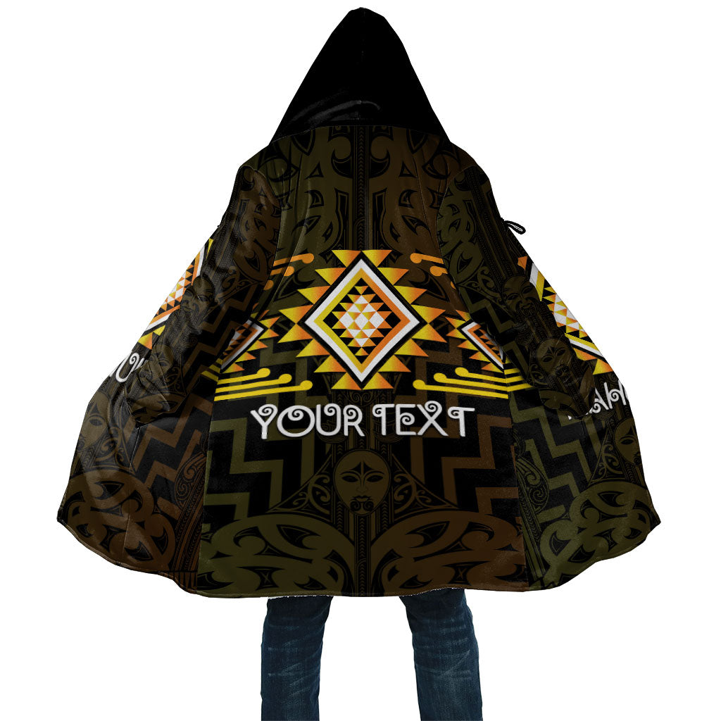 Aotearoa Atua Mahuika Personalised Cloak Maori Goddess Of Fire Taniko Motifs