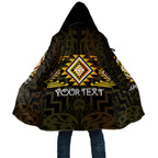Aotearoa Atua Mahuika Personalised Cloak Maori Goddess Of Fire Taniko Motifs