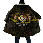 Aotearoa Atua Mahuika Personalised Cloak Maori Goddess Of Fire Taniko Motifs