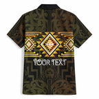 Aotearoa Atua Mahuika Personalised Hawaiian Shirt Maori Goddess Of Fire Taniko Motifs
