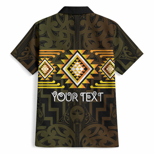 Aotearoa Atua Mahuika Personalised Hawaiian Shirt Maori Goddess Of Fire Taniko Motifs