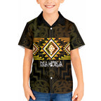 Aotearoa Atua Mahuika Personalised Hawaiian Shirt Maori Goddess Of Fire Taniko Motifs