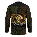 Aotearoa Atua Mahuika Personalised Hockey Jersey Maori Goddess Of Fire Taniko Motifs