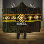 Aotearoa Atua Mahuika Hooded Blanket Maori Goddess Of Fire Taniko Motifs