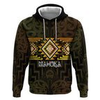 Aotearoa Atua Mahuika Personalised Hoodie Maori Goddess Of Fire Taniko Motifs