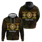 Aotearoa Atua Mahuika Personalised Hoodie Maori Goddess Of Fire Taniko Motifs