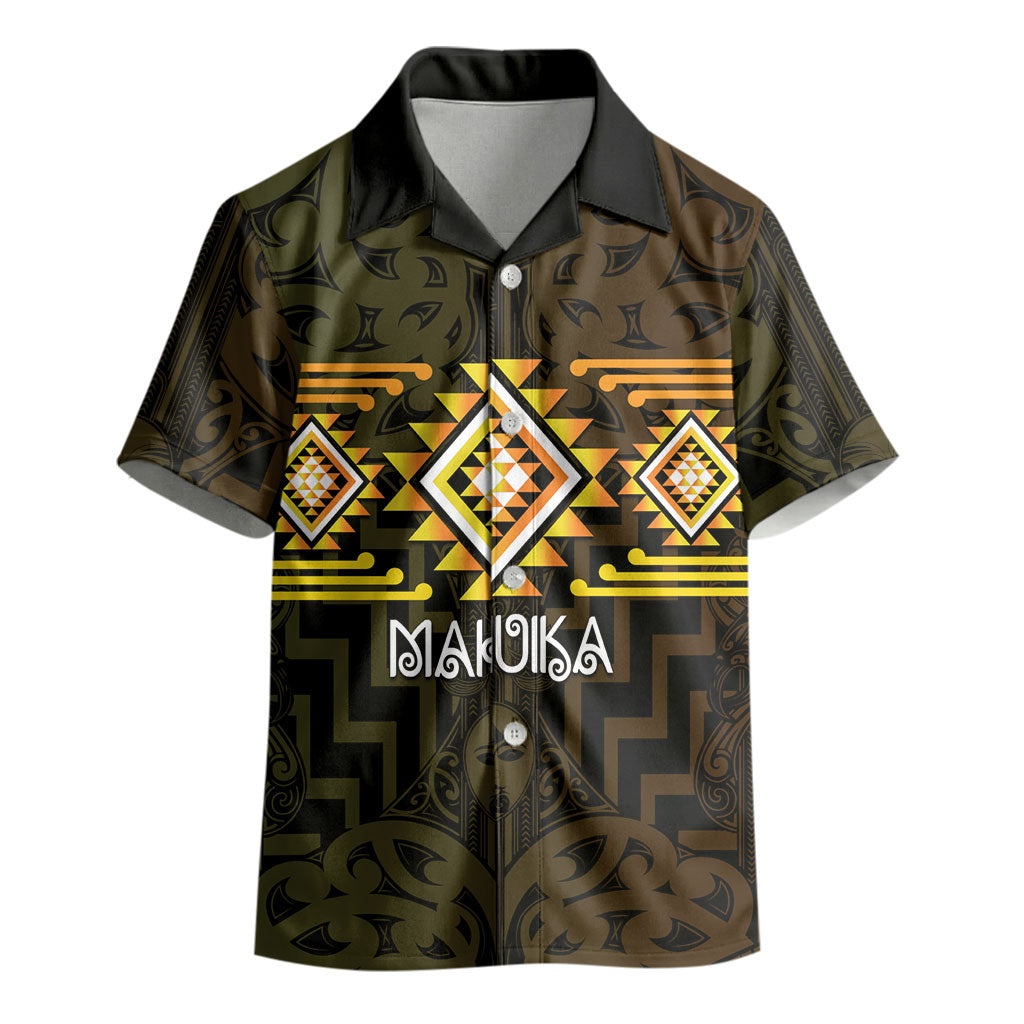 Aotearoa Atua Mahuika Personalised Kid Hawaiian Shirt Maori Goddess Of Fire Taniko Motifs