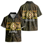 Aotearoa Atua Mahuika Personalised Kid Hawaiian Shirt Maori Goddess Of Fire Taniko Motifs