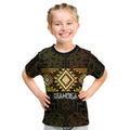 Aotearoa Atua Mahuika Personalised Kid T Shirt Maori Goddess Of Fire Taniko Motifs