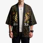Aotearoa Atua Mahuika Personalised Kimono Maori Goddess Of Fire Taniko Motifs