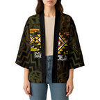 Aotearoa Atua Mahuika Personalised Kimono Maori Goddess Of Fire Taniko Motifs