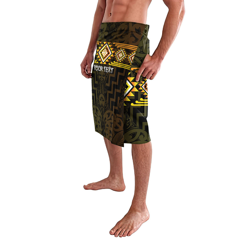 Aotearoa Atua Mahuika Personalised Lavalava Maori Goddess Of Fire Taniko Motifs