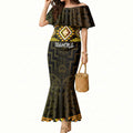 Aotearoa Atua Mahuika Personalised Mermaid Dress Maori Goddess Of Fire Taniko Motifs