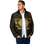 Aotearoa Atua Mahuika Personalised Padded Jacket Maori Goddess Of Fire Taniko Motifs