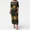 Aotearoa Atua Mahuika Personalised Puletasi Maori Goddess Of Fire Taniko Motifs