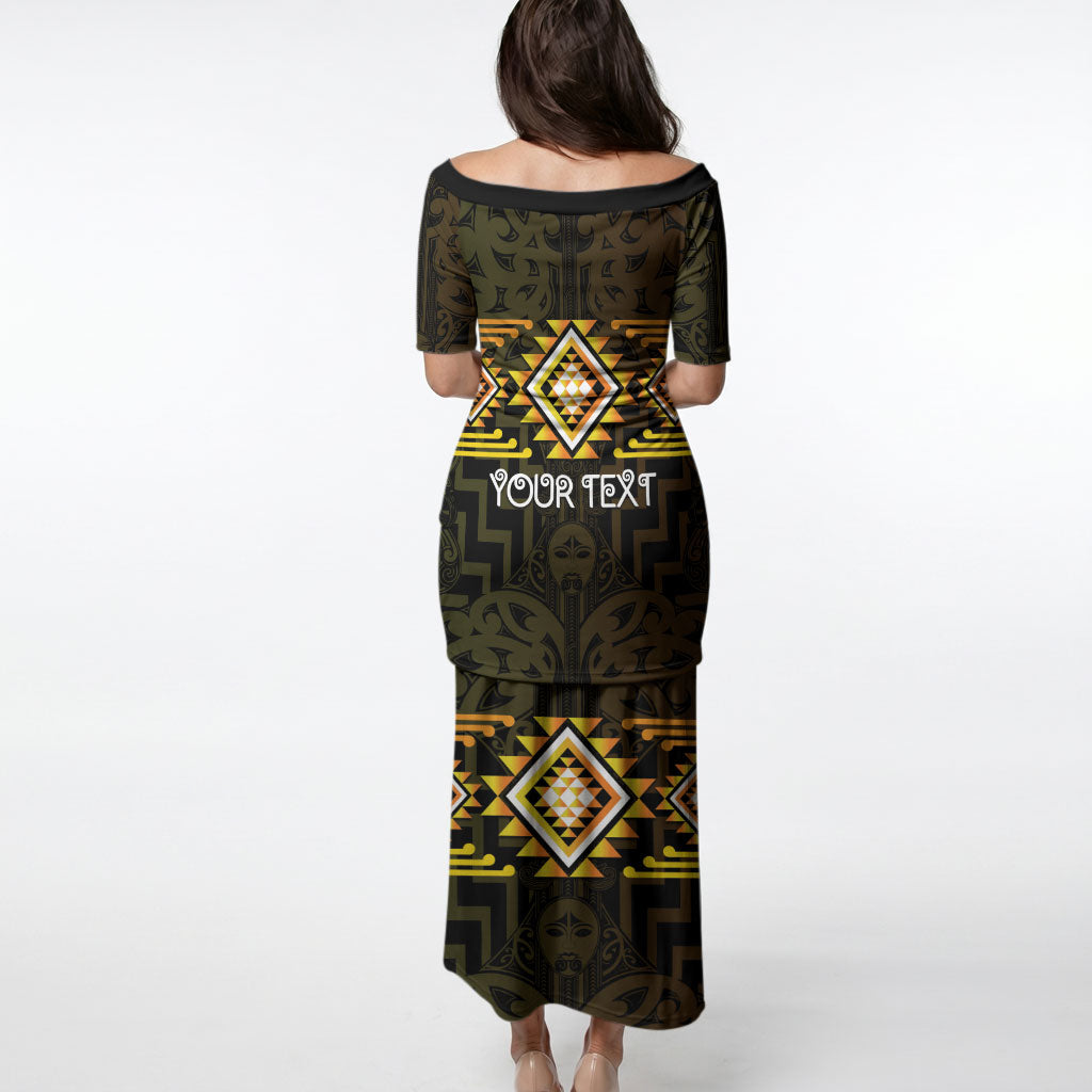 Aotearoa Atua Mahuika Personalised Puletasi Maori Goddess Of Fire Taniko Motifs