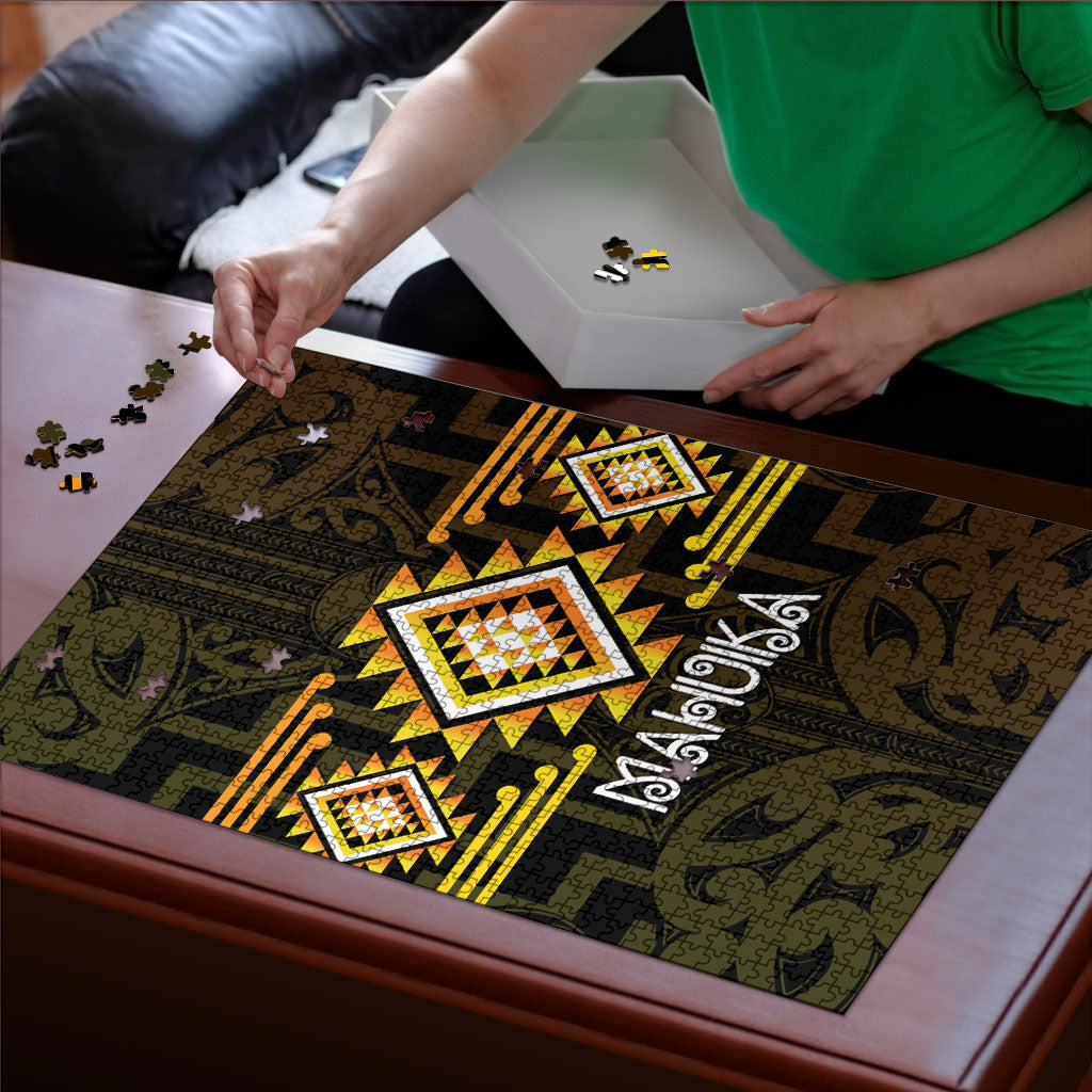 Aotearoa Atua Mahuika Puzzle Maori Goddess Of Fire Taniko Motifs