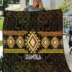 Aotearoa Atua Mahuika Quilt Maori Goddess Of Fire Taniko Motifs