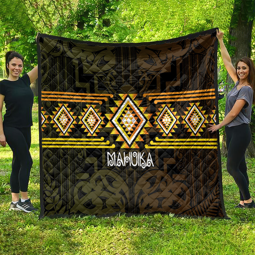 Aotearoa Atua Mahuika Quilt Maori Goddess Of Fire Taniko Motifs