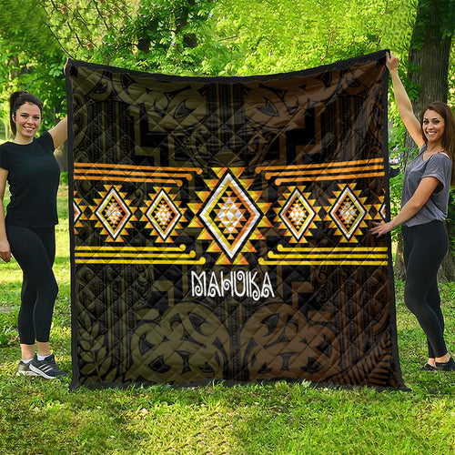 Aotearoa Atua Mahuika Quilt Maori Goddess Of Fire Taniko Motifs