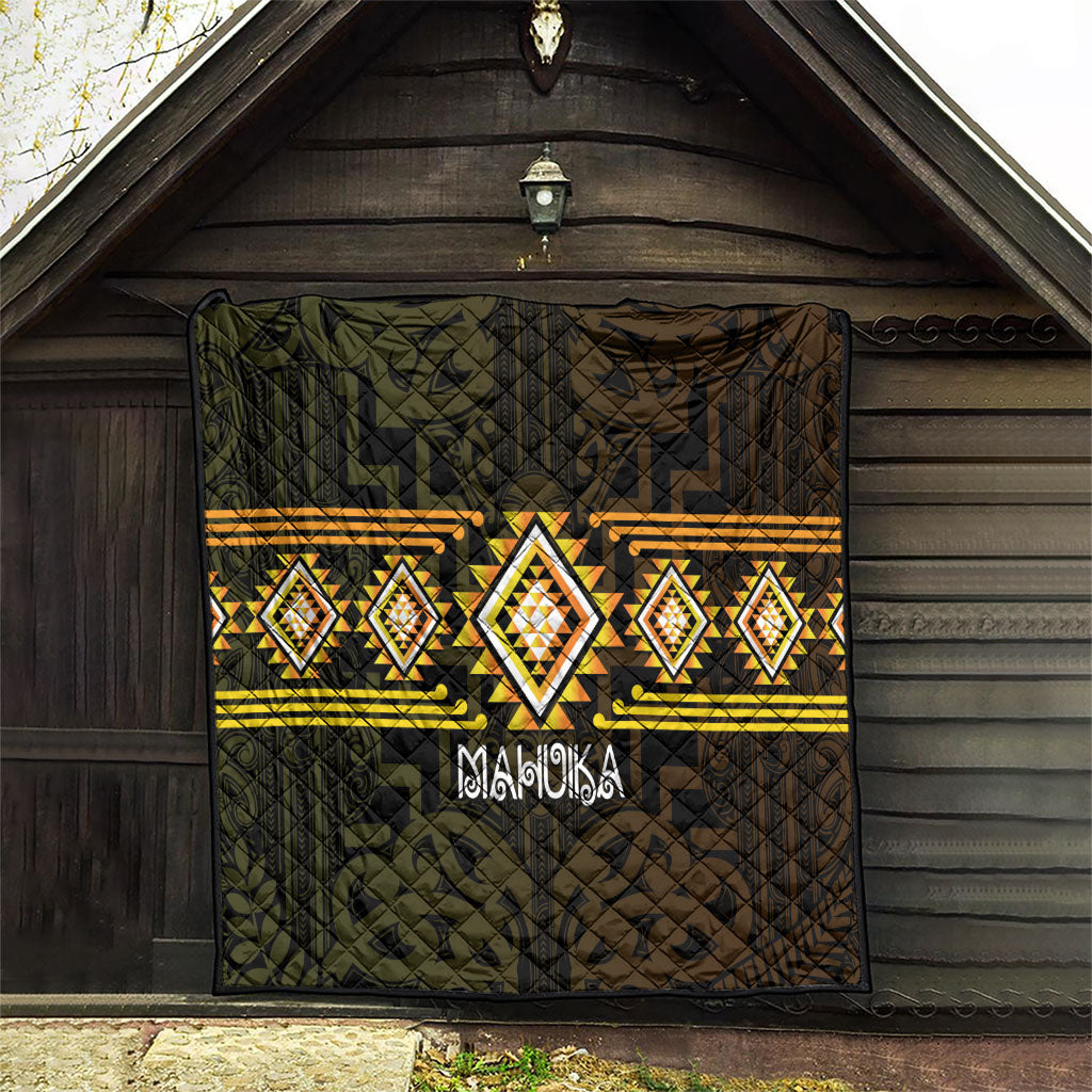 Aotearoa Atua Mahuika Quilt Maori Goddess Of Fire Taniko Motifs