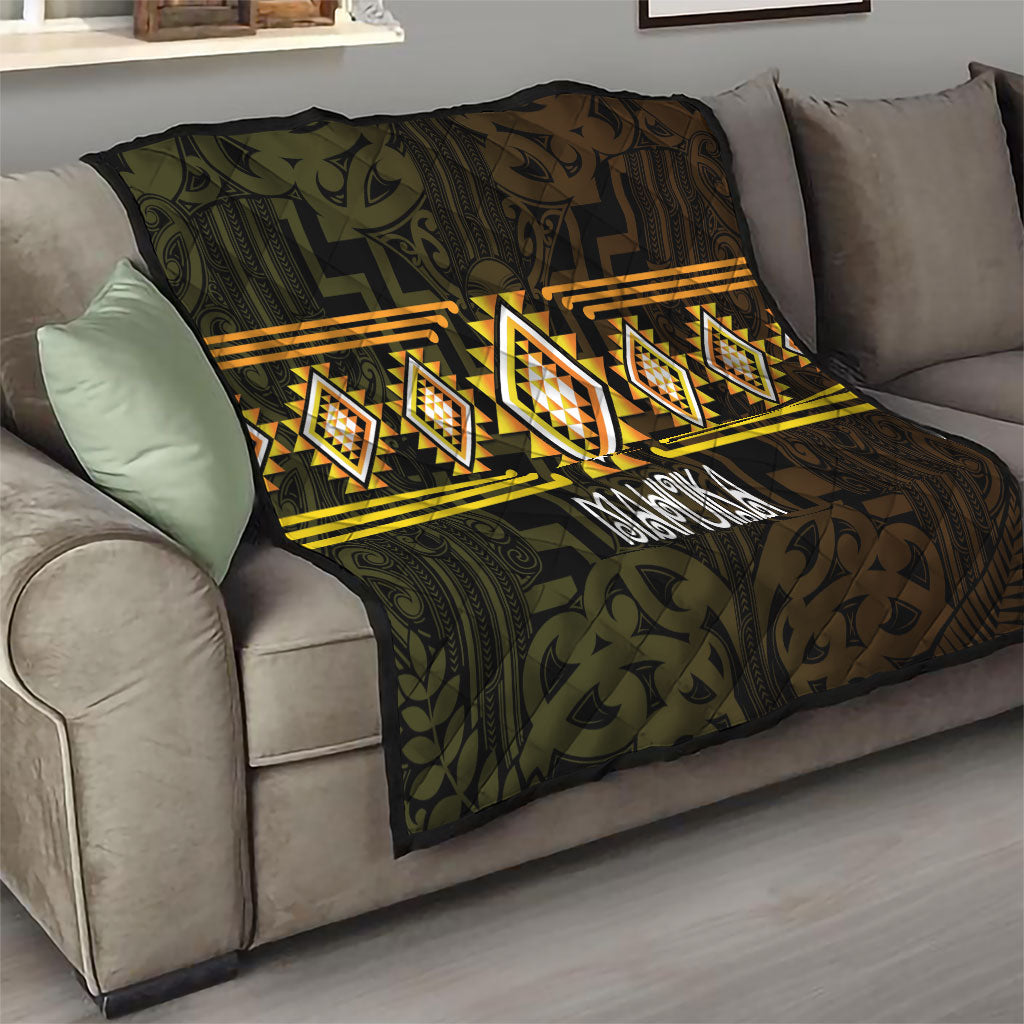 Aotearoa Atua Mahuika Quilt Maori Goddess Of Fire Taniko Motifs
