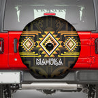 Aotearoa Atua Mahuika Spare Tire Cover Maori Goddess Of Fire Taniko Motifs