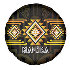 Aotearoa Atua Mahuika Spare Tire Cover Maori Goddess Of Fire Taniko Motifs